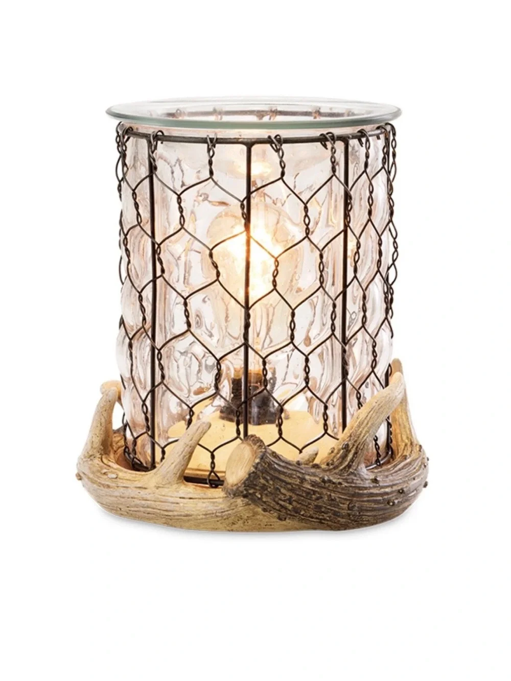 Scentsy Antler Lodge Warmer, Used in Box